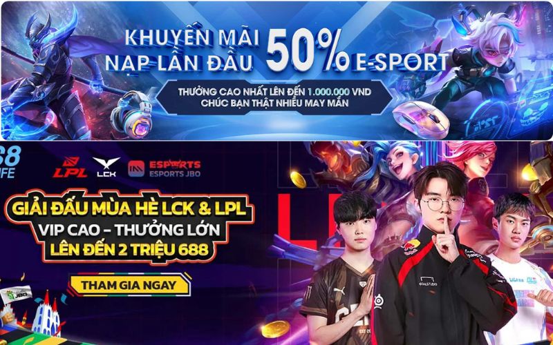 Hướng dẫn nhận khuyến mãi sảnh E Sports nhà cái RS8